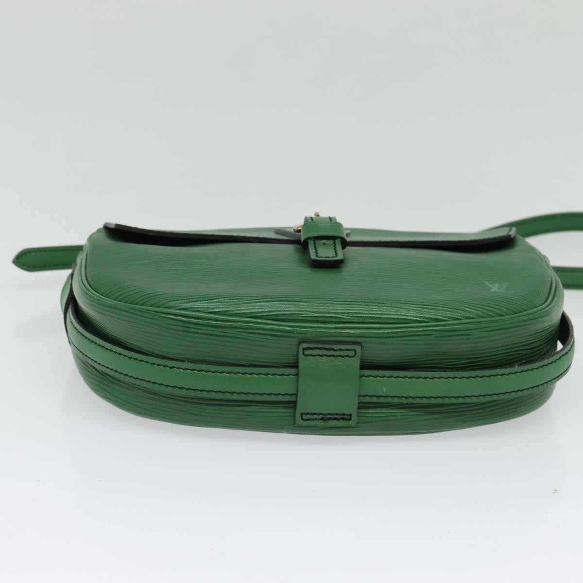 LOUIS VUITTON Epi Jeune Fille MM Shoulder Bag Green M52154 LV Auth yk18866