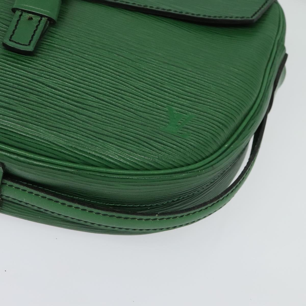 LOUIS VUITTON Epi Jeune Fille MM Shoulder Bag Green M52154 LV Auth yk18866