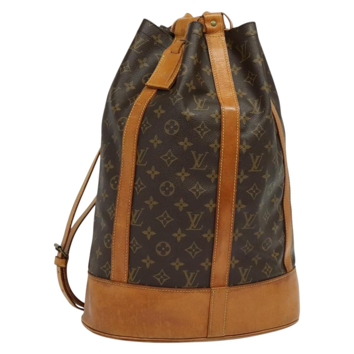 LOUIS VUITTON Monogram Randonnee GM Shoulder Bag M42244 LV Auth yk18901
