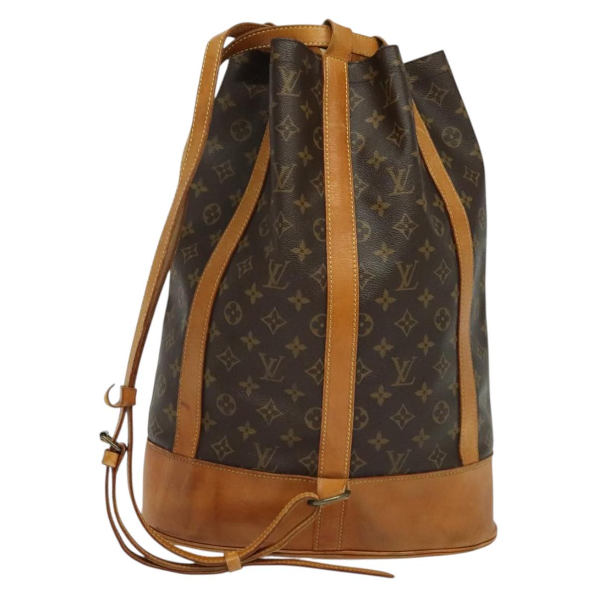 LOUIS VUITTON Monogram Randonnee GM Shoulder Bag M42244 LV Auth yk18901