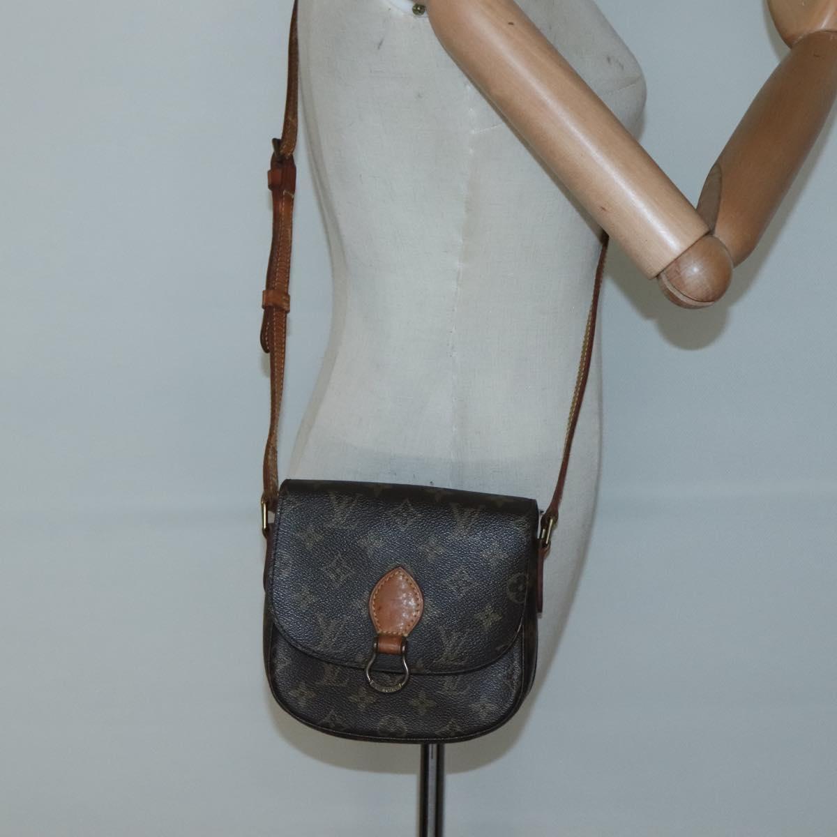 LOUIS VUITTON Monogram Saint Cloud MM Shoulder Bag M51243 LV Auth yk18915