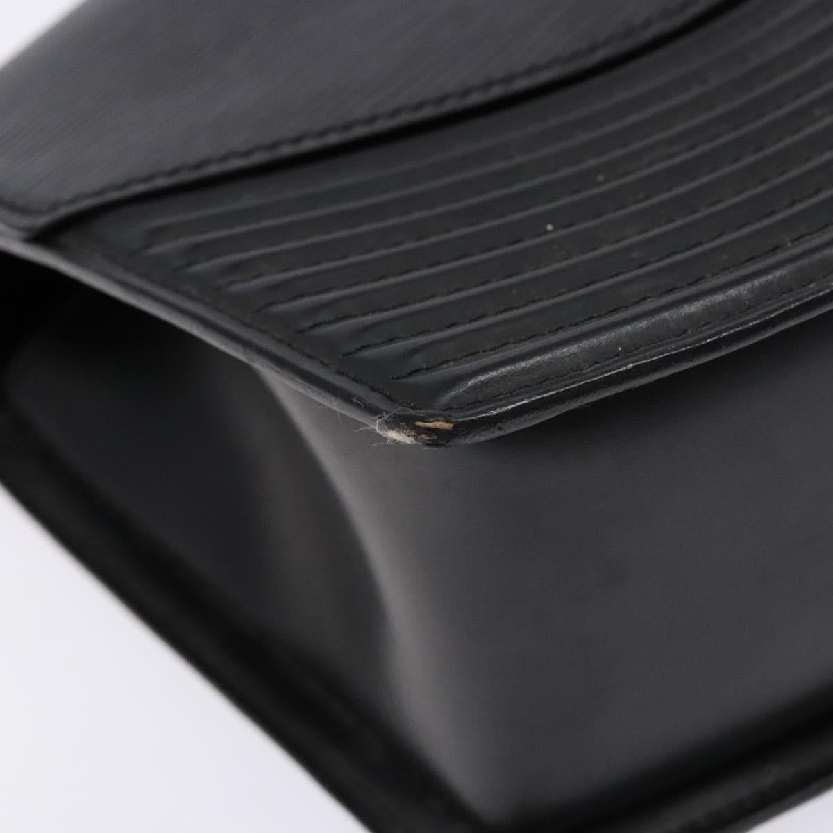 LOUIS VUITTON Epi Tilsitt Shoulder Bag Black M52482 LV Auth yk18938