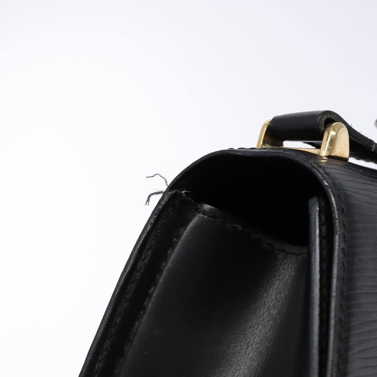 LOUIS VUITTON Epi Tilsitt Shoulder Bag Black M52482 LV Auth yk18938
