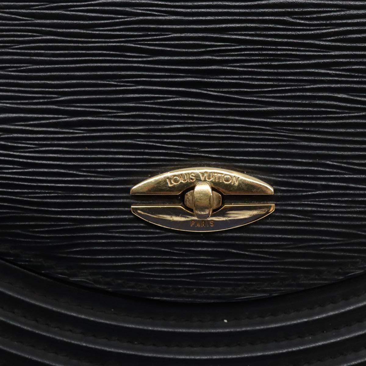 LOUIS VUITTON Epi Tilsitt Shoulder Bag Black M52482 LV Auth yk18938