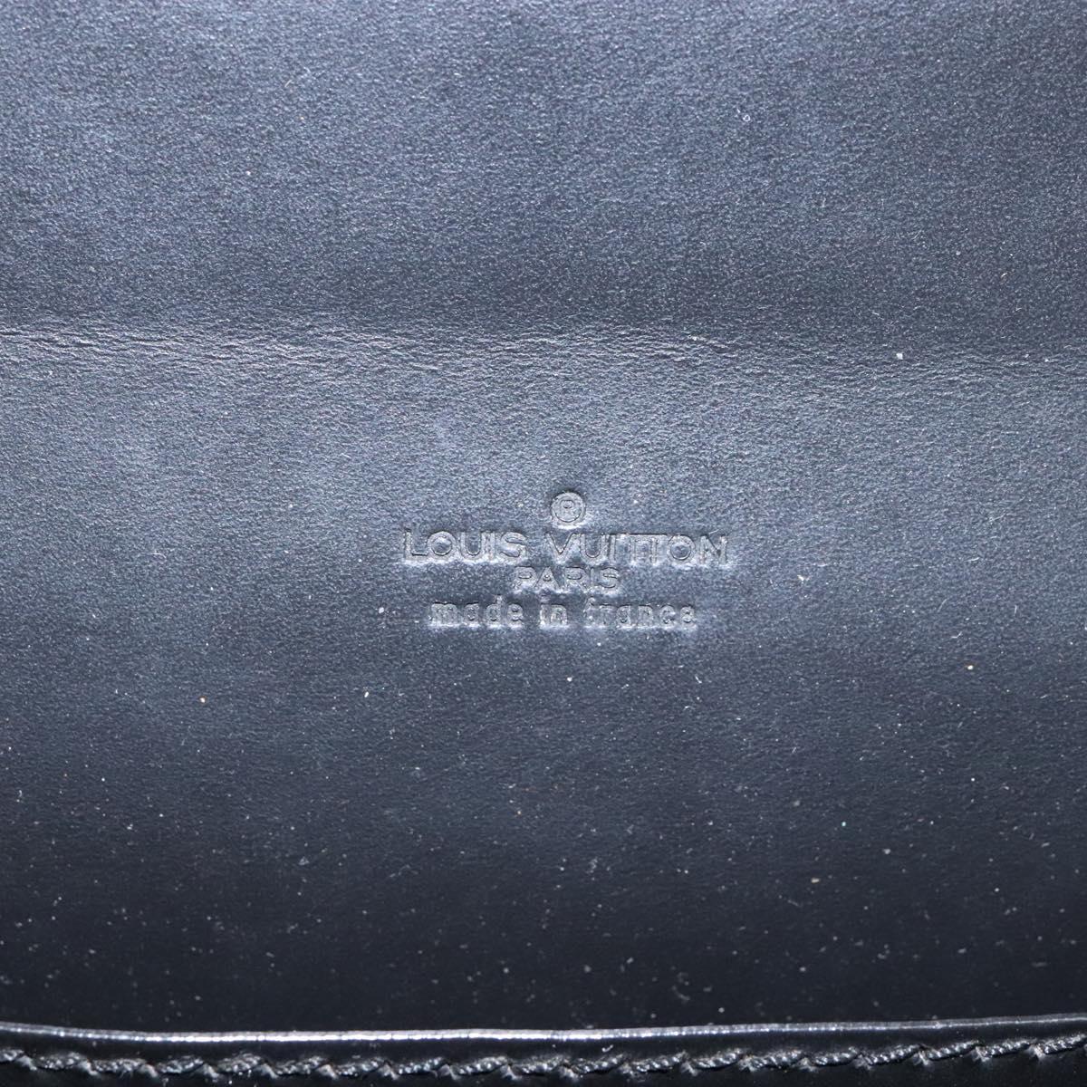 LOUIS VUITTON Epi Tilsitt Shoulder Bag Black M52482 LV Auth yk18938