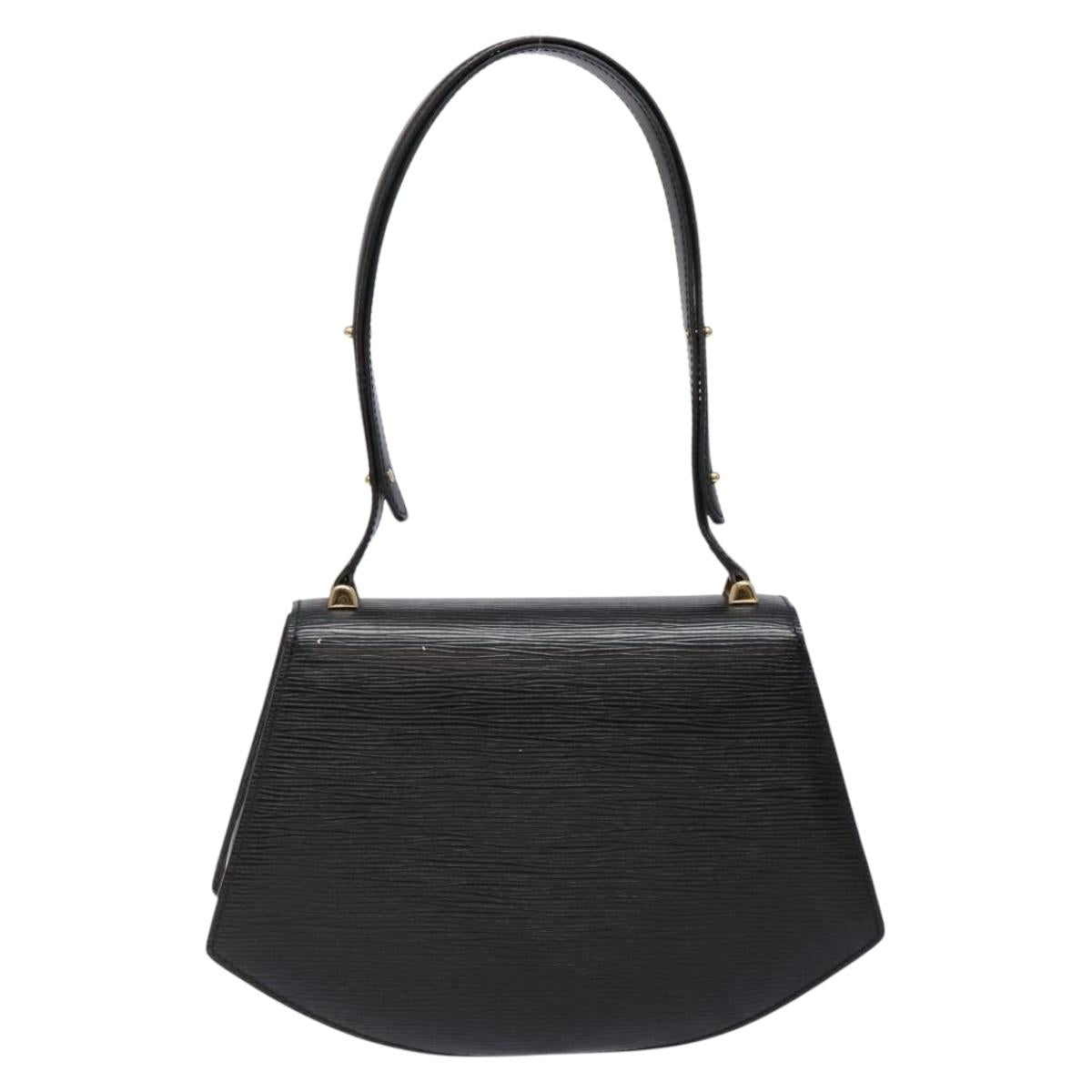 LOUIS VUITTON Epi Tilsitt Shoulder Bag Black M52482 LV Auth yk18938