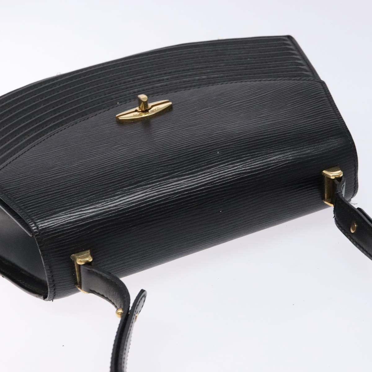 LOUIS VUITTON Epi Tilsitt Shoulder Bag Black M52482 LV Auth yk18938