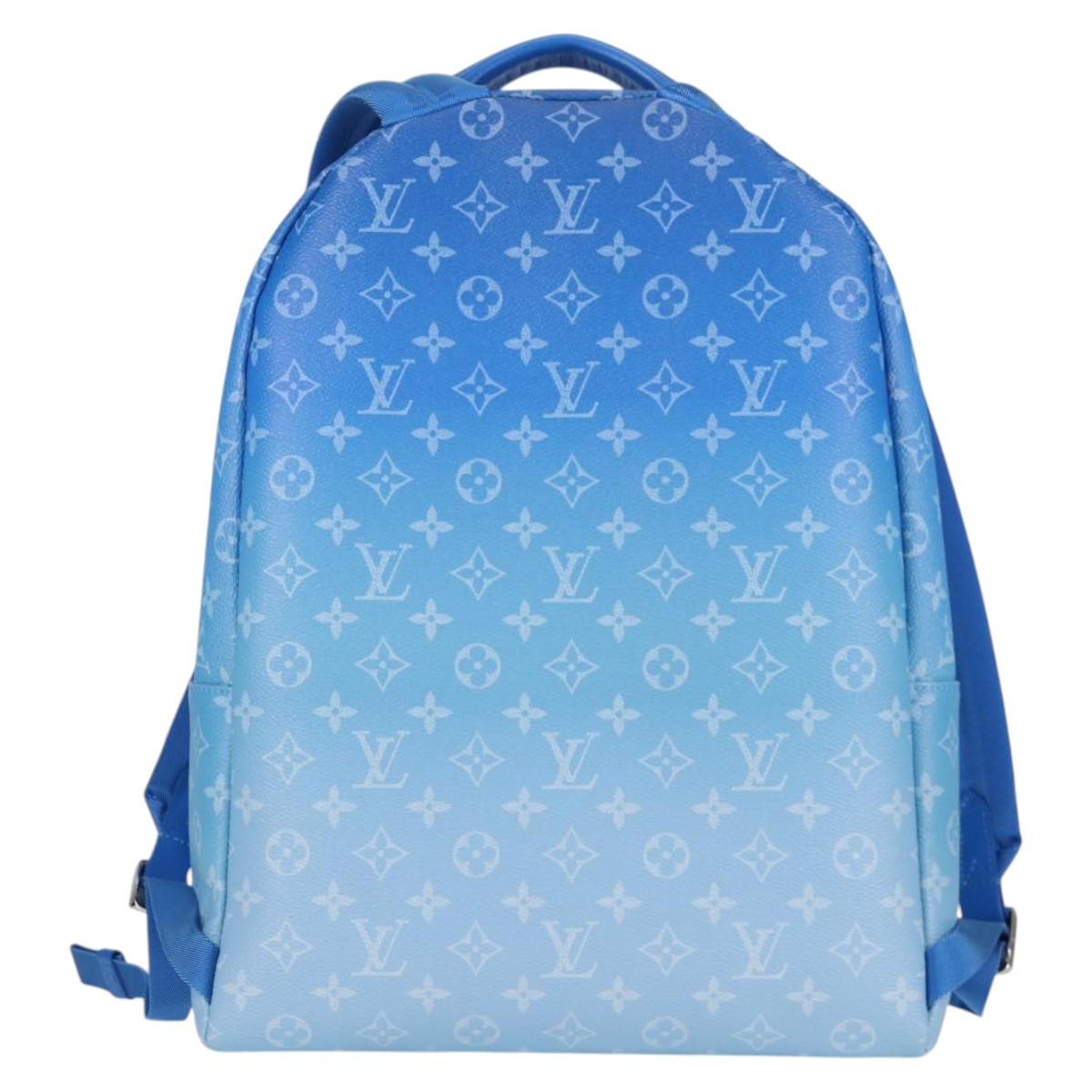 LOUIS VUITTON Monogram Clouds Multi Pocket Backpack Blue M45441 Auth yk18948M