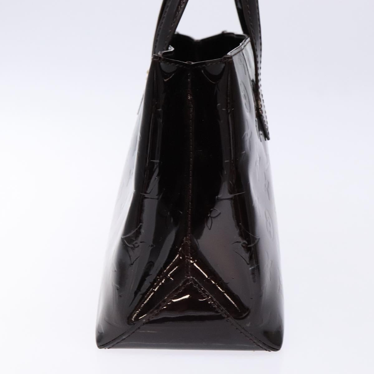 LOUIS VUITTON Monogram Vernis Wilshire PM Hand Bag Amarante M93641 Auth yk19019