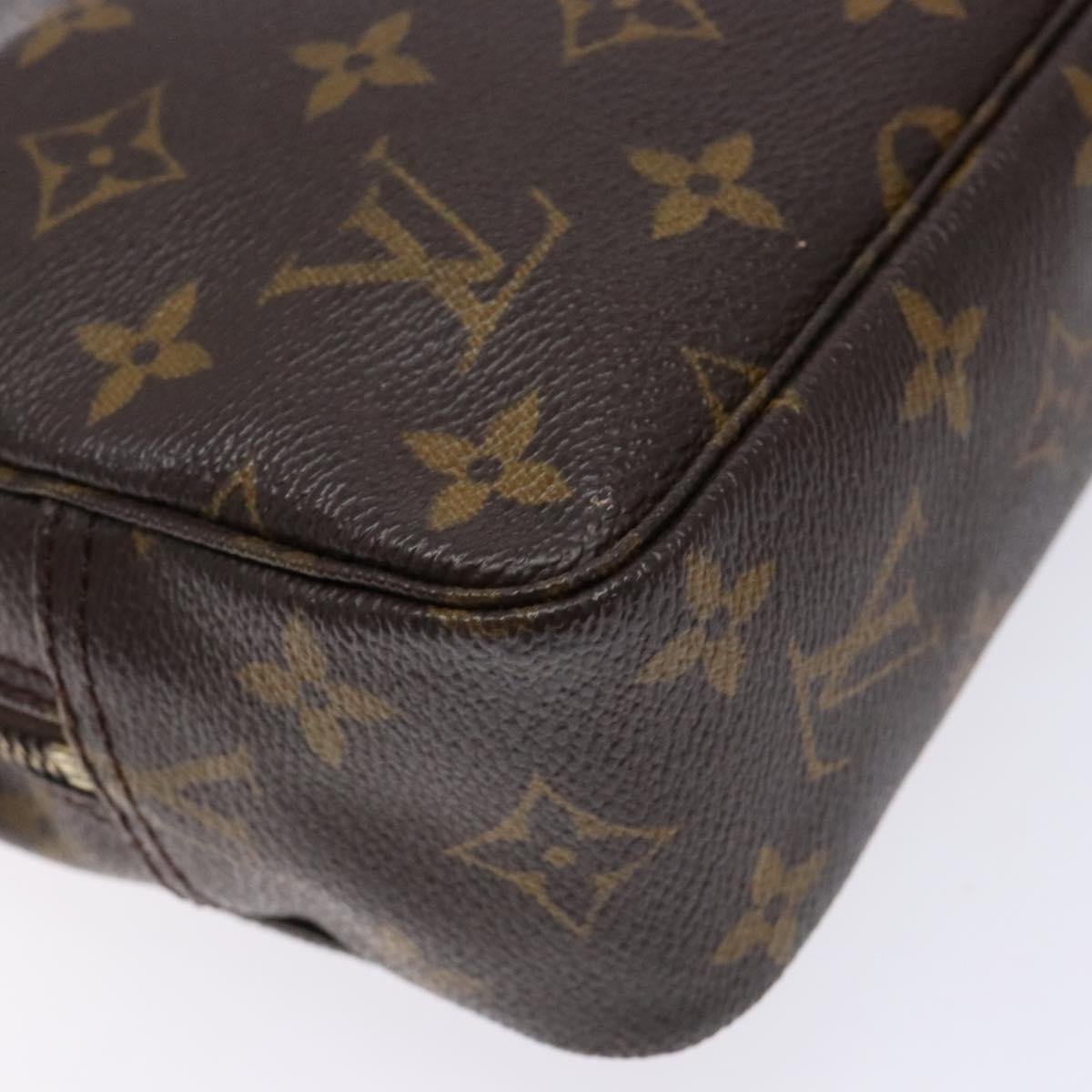 LOUIS VUITTON Monogram Trousse Toilette 23 Clutch Bag M47524 LV Auth yk19027
