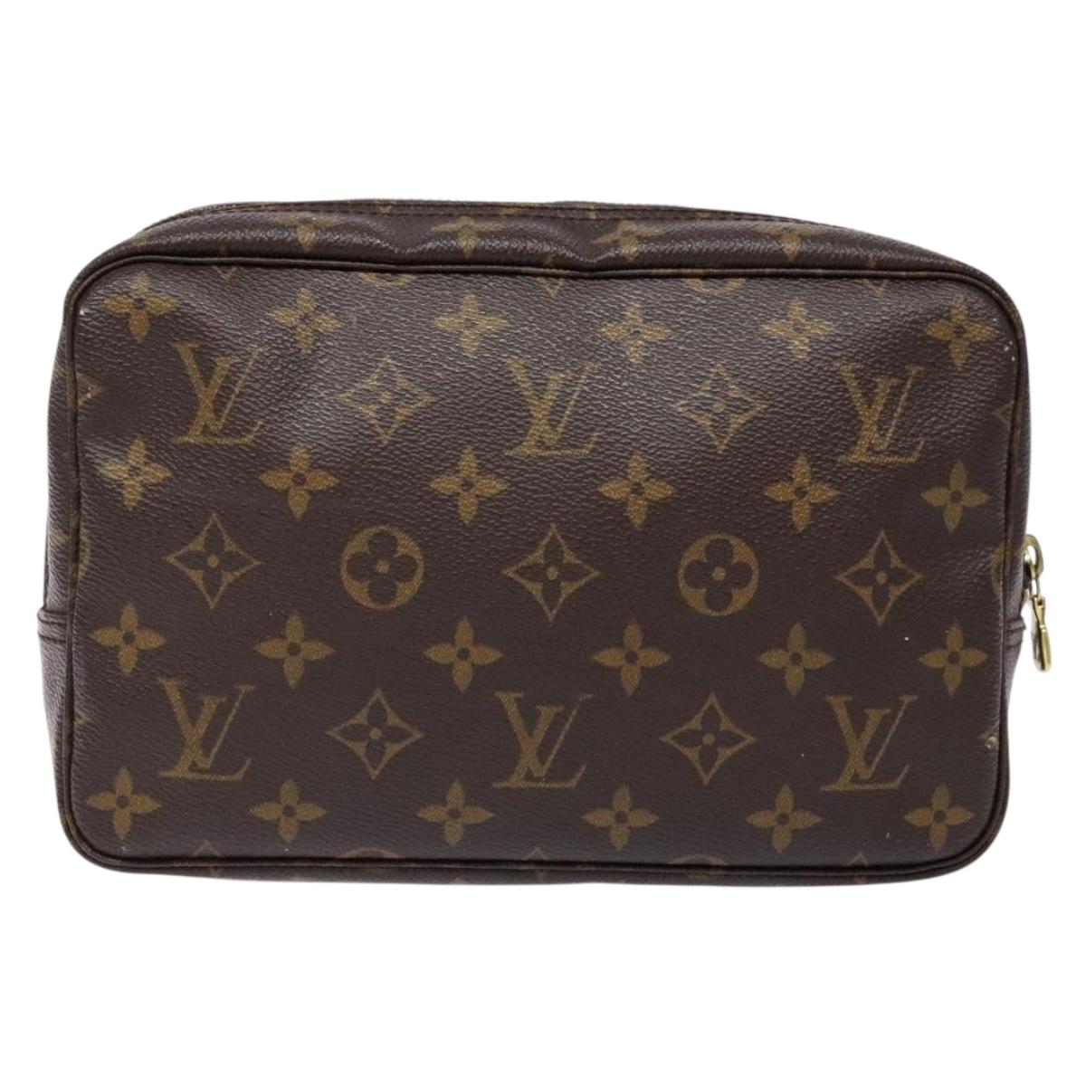 LOUIS VUITTON Monogram Trousse Toilette 23 Clutch Bag M47524 LV Auth yk19027