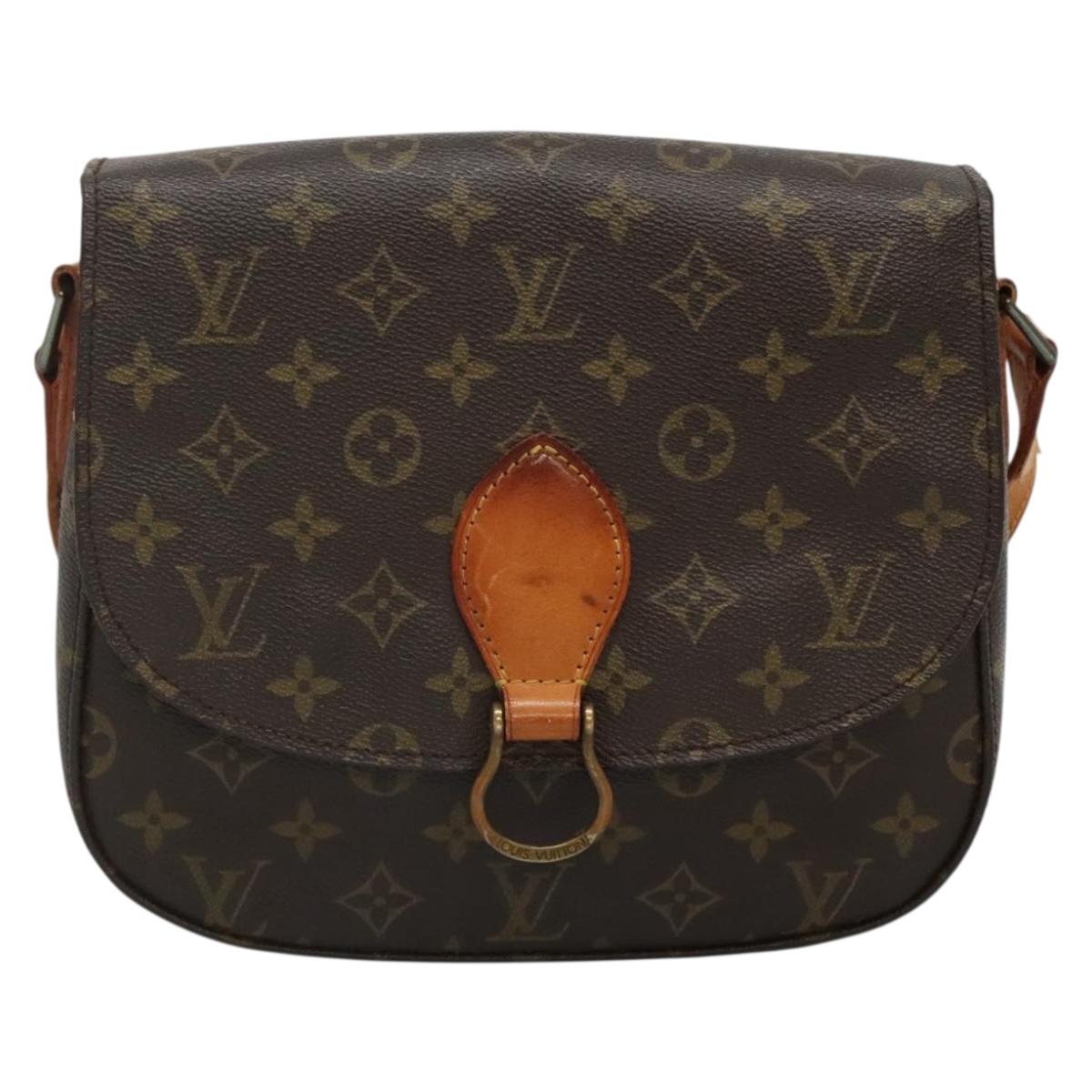 LOUIS VUITTON Monogram Saint Cloud GM Shoulder Bag M51242 LV Auth yk19030