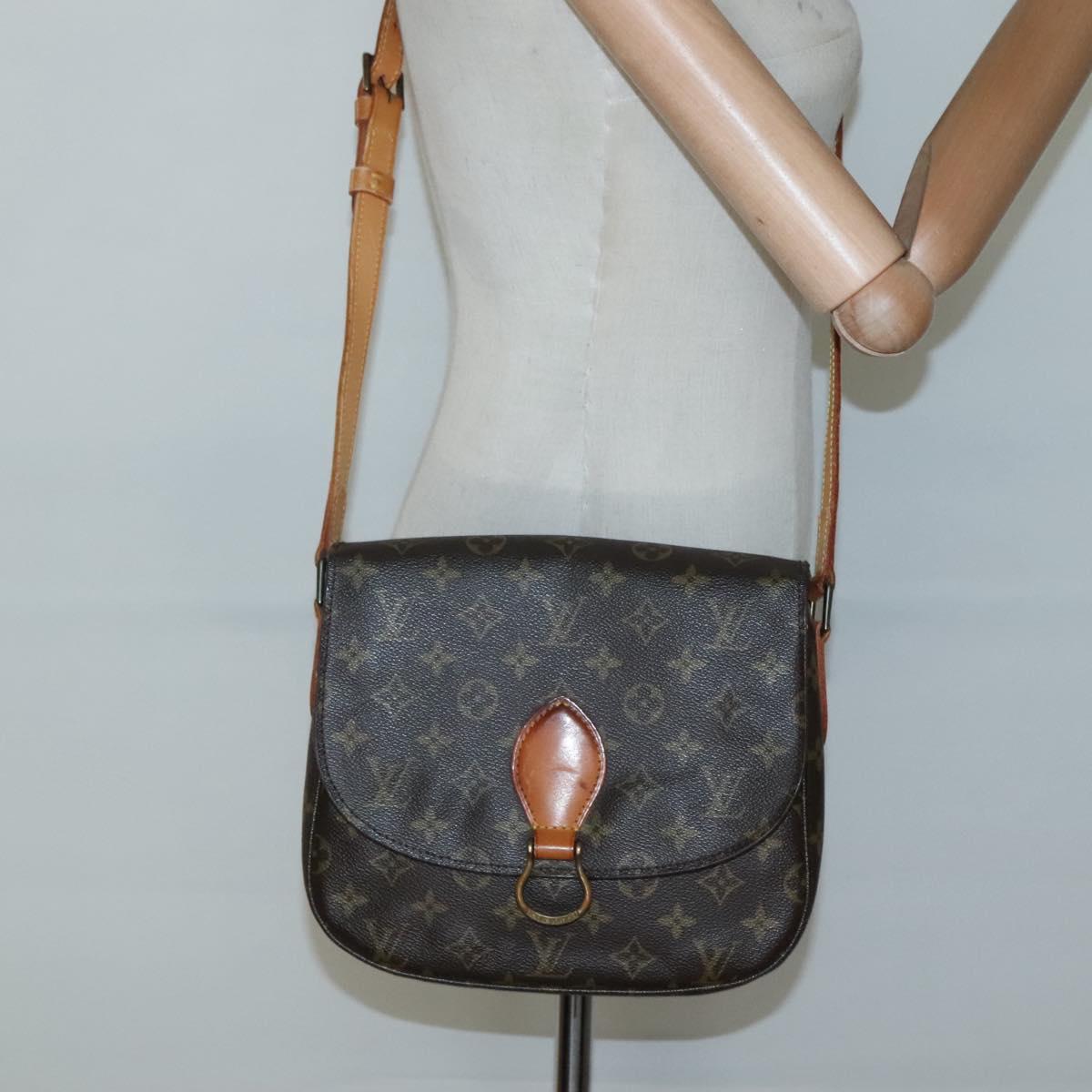 LOUIS VUITTON Monogram Saint Cloud GM Shoulder Bag M51242 LV Auth yk19030