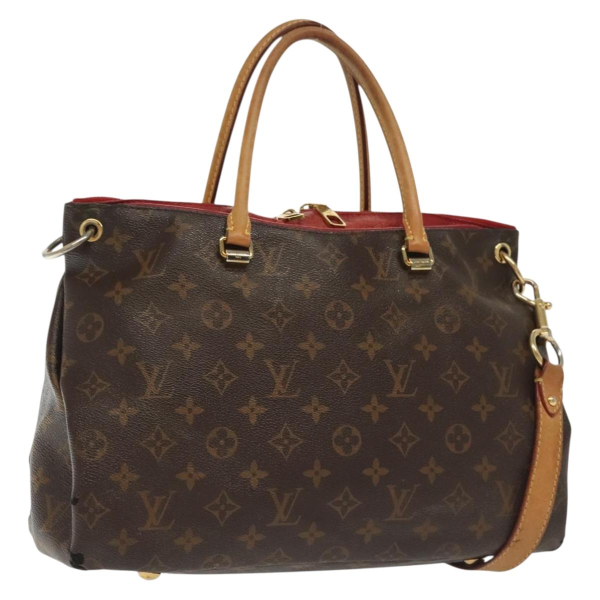 LOUIS VUITTON Monogram Pallas Hand Bag M43705 LV Auth yk19047