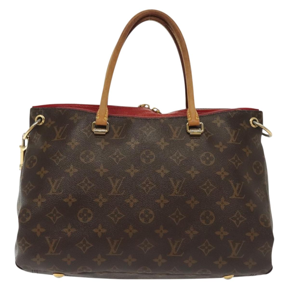 LOUIS VUITTON Monogram Pallas Hand Bag M43705 LV Auth yk19047