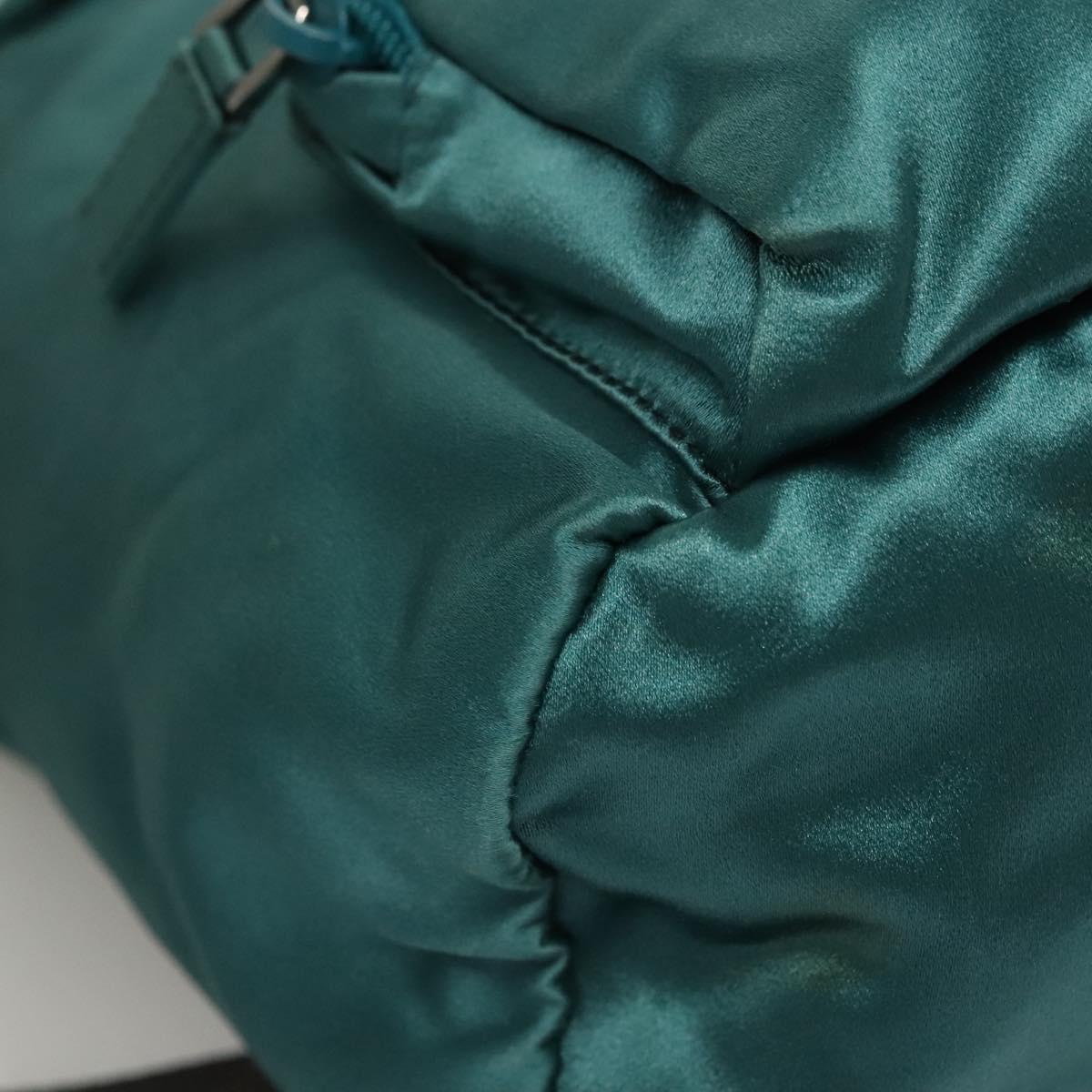 PRADA Backpack Satin Blue Auth yk19071