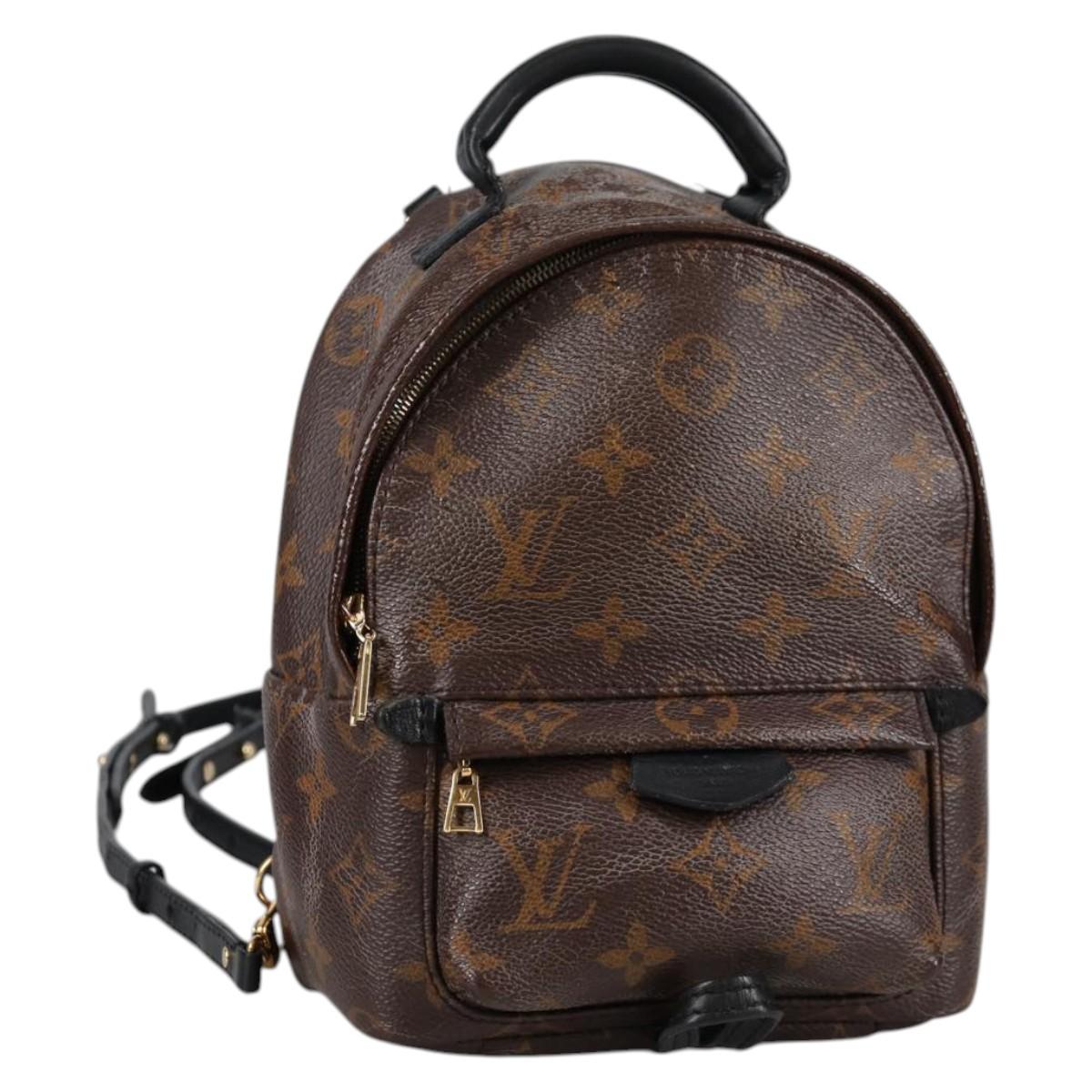LOUIS VUITTON Monogram Palm Springs MINI Backpack M44873 LV Auth yk19084