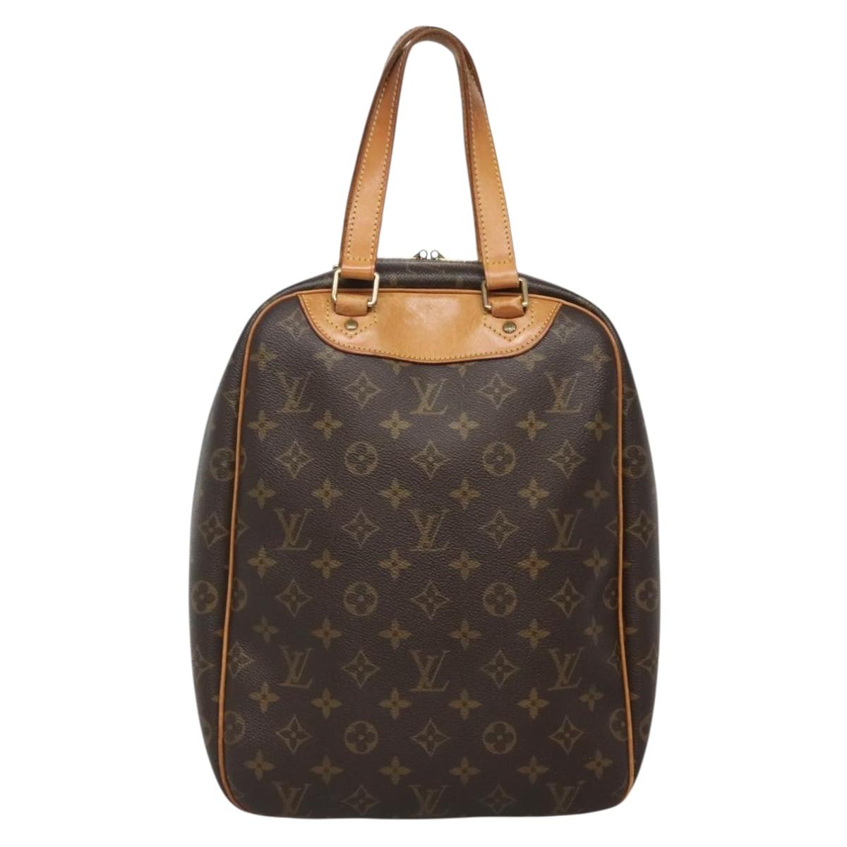 LOUIS VUITTON Monogram Excursion Hand Bag M41450 LV Auth yk19138
