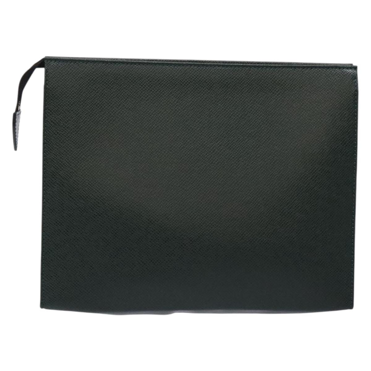 LOUIS VUITTON Taiga Poche Toilette 26 Pouch Epicea LV Auth yk19145