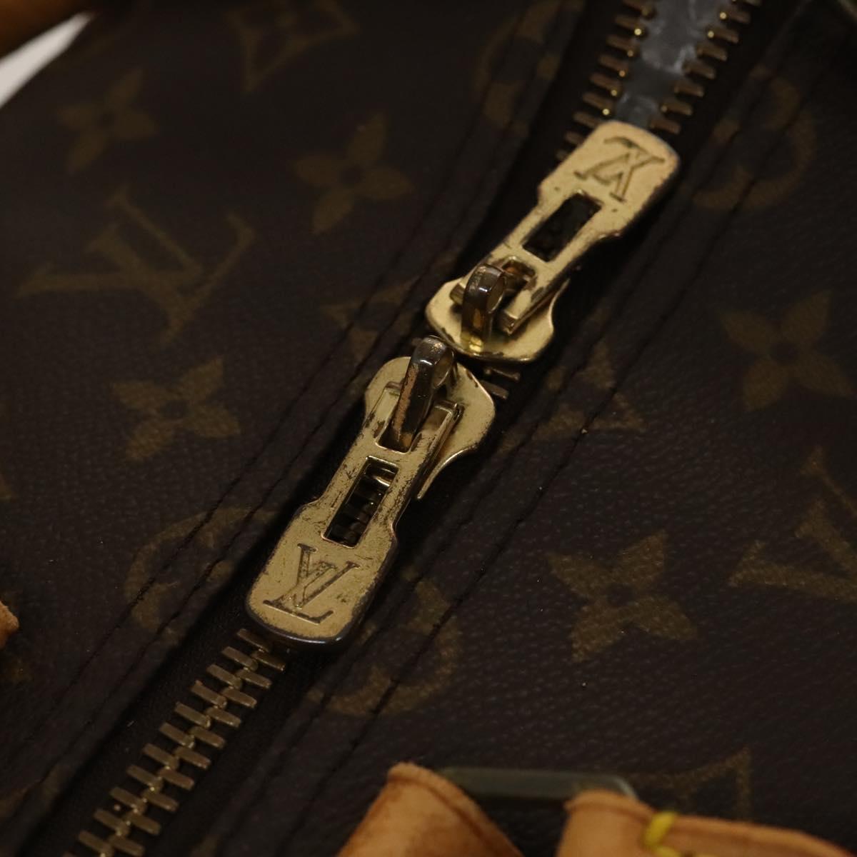 LOUIS VUITTON Monogram Keepall Bandouliere 55 Boston Bag M41414 LV Auth yk19151