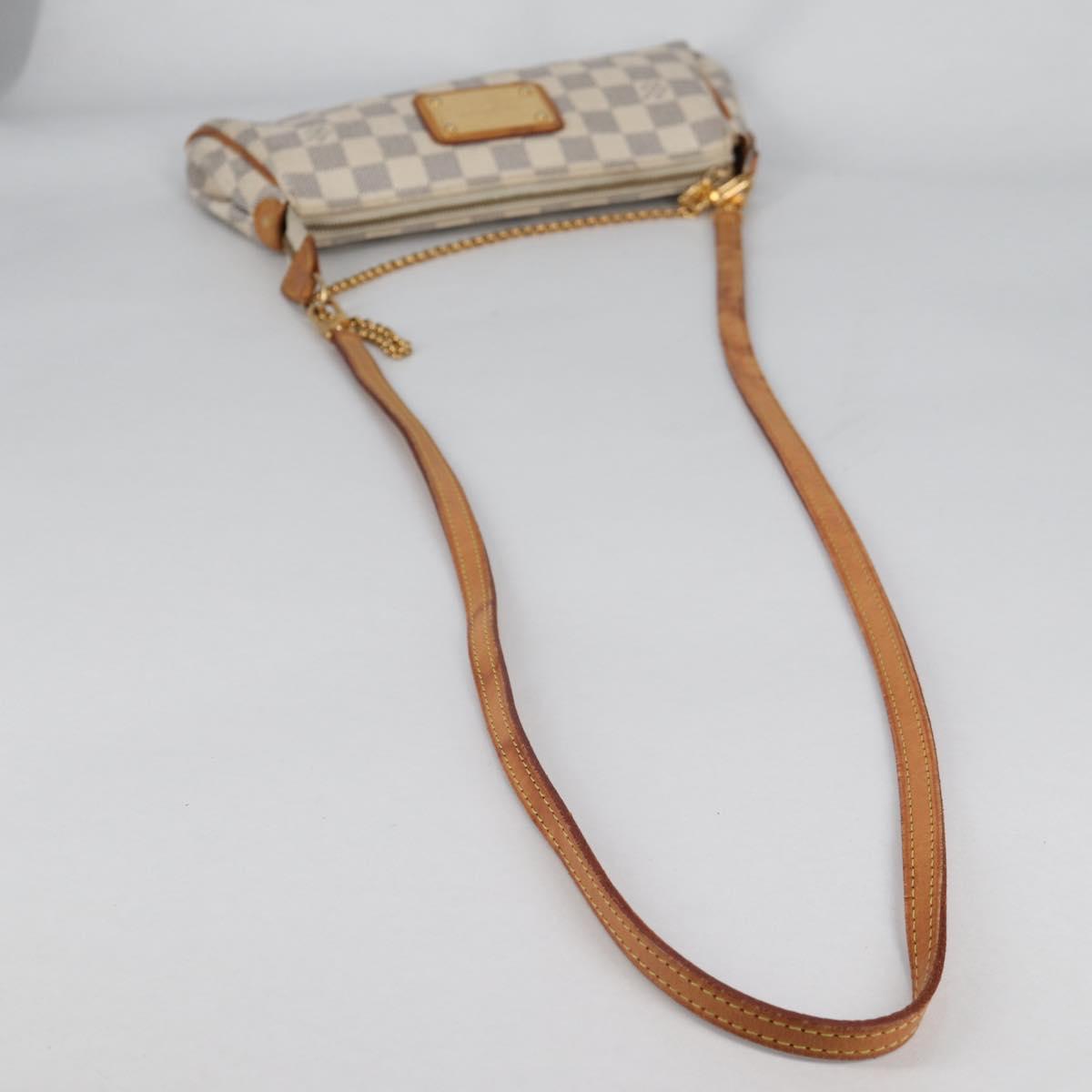 LOUIS VUITTON Damier Azur Eva Shoulder Bag 2way N55214 LV Auth yk19187