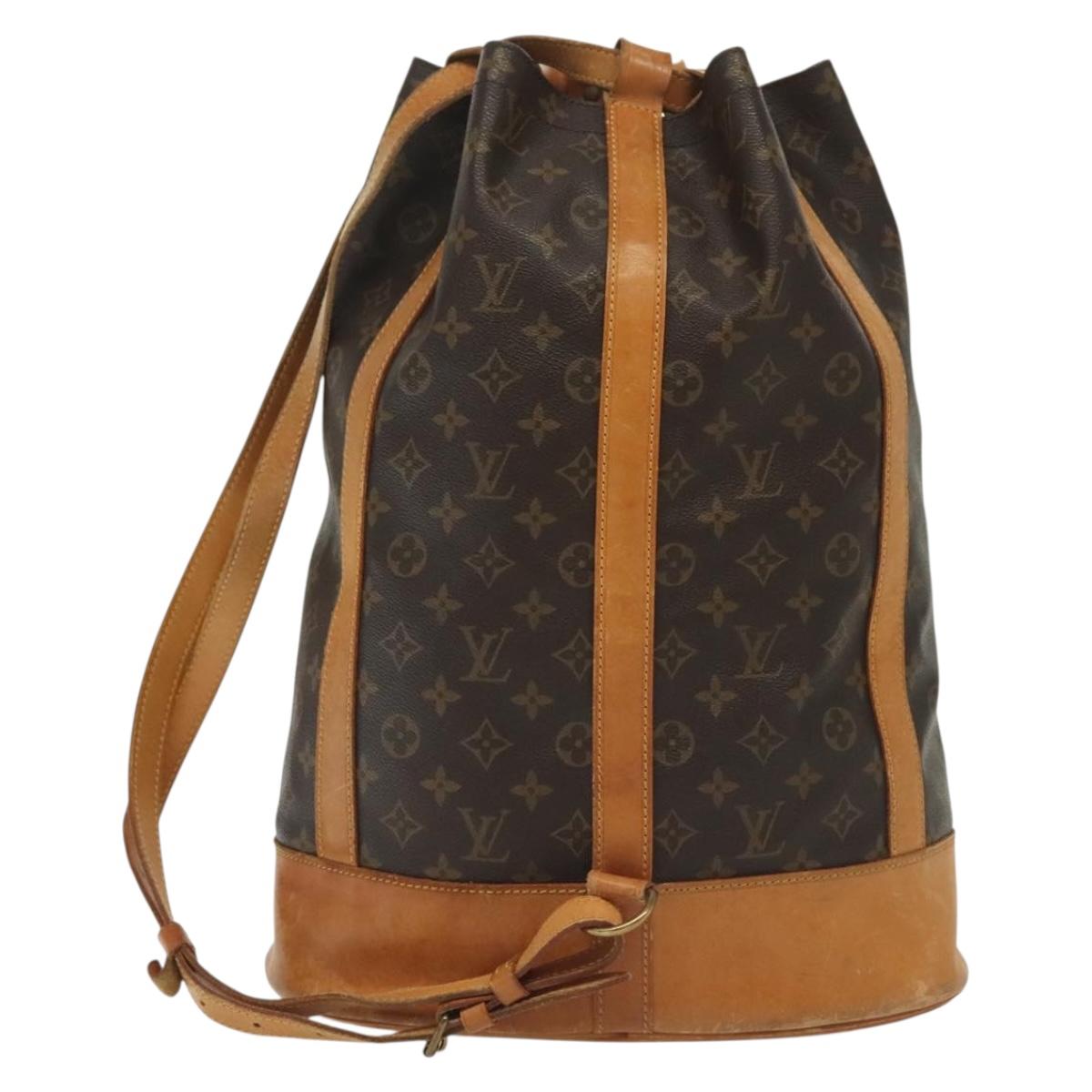 LOUIS VUITTON Monogram Randonnee GM Shoulder Bag M42244 LV Auth yk19256