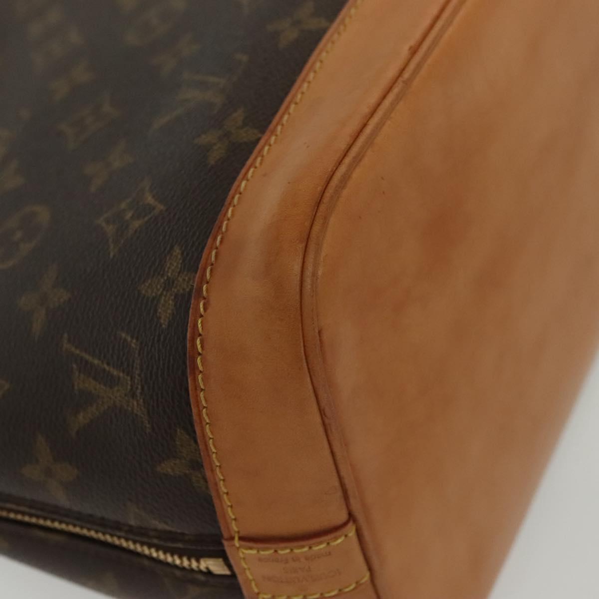 LOUIS VUITTON Monogram Alma Hand Bag M51130 LV Auth yk19285