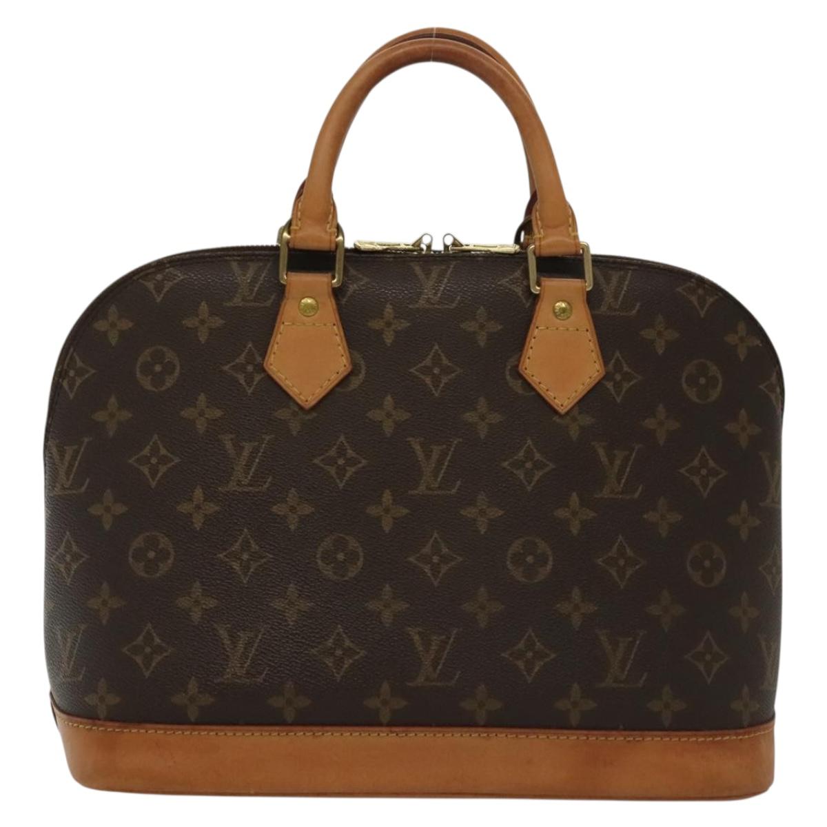 LOUIS VUITTON Monogram Alma Hand Bag M51130 LV Auth yk19285