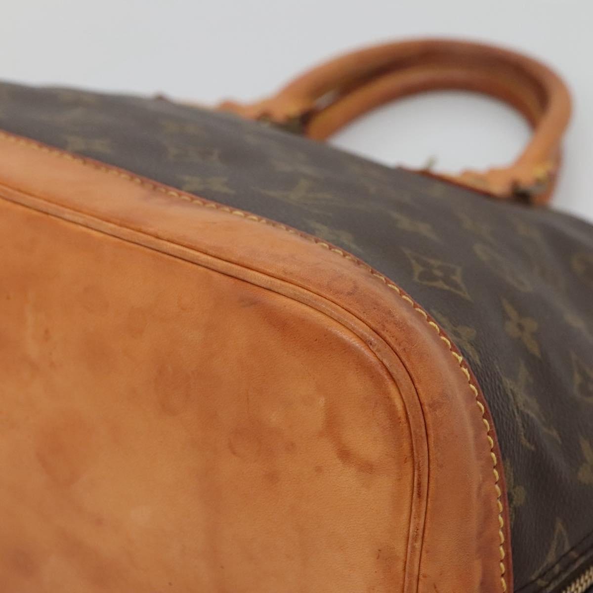 LOUIS VUITTON Monogram Alma Hand Bag M51130 LV Auth yk19286