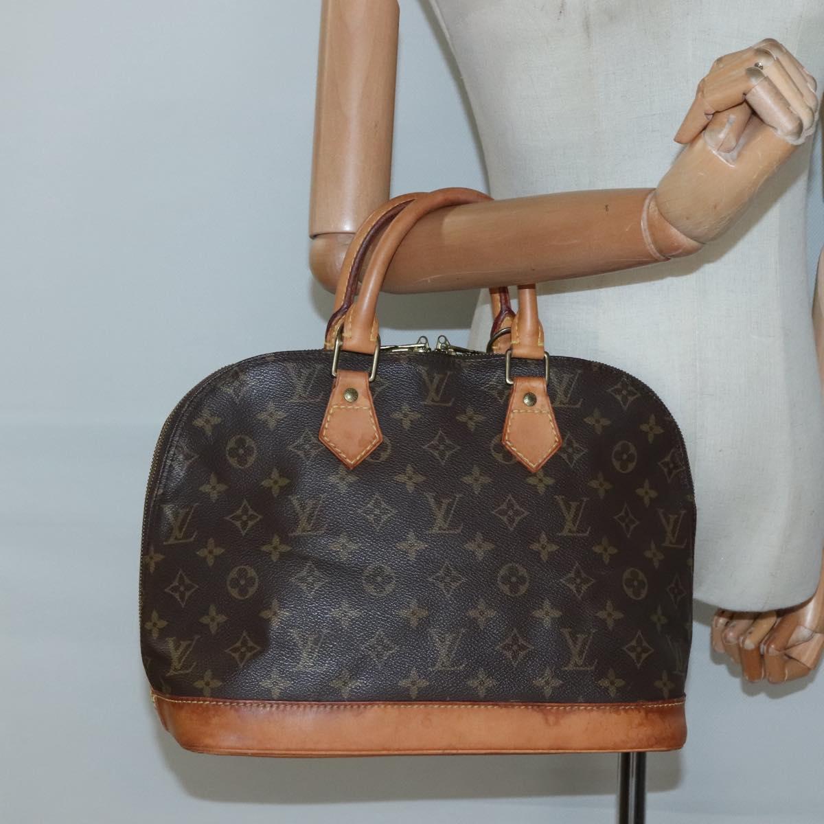 LOUIS VUITTON Monogram Alma Hand Bag M51130 LV Auth yk19286