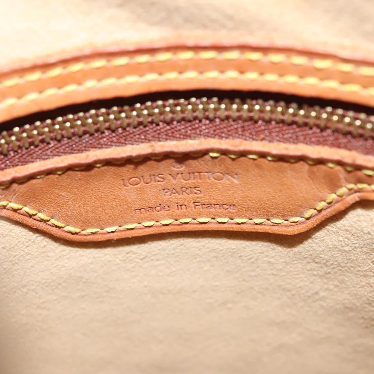 LOUIS VUITTON Nomad Leather Bucket PM Shoulder Bag Beige M85001 LV Auth yk19293