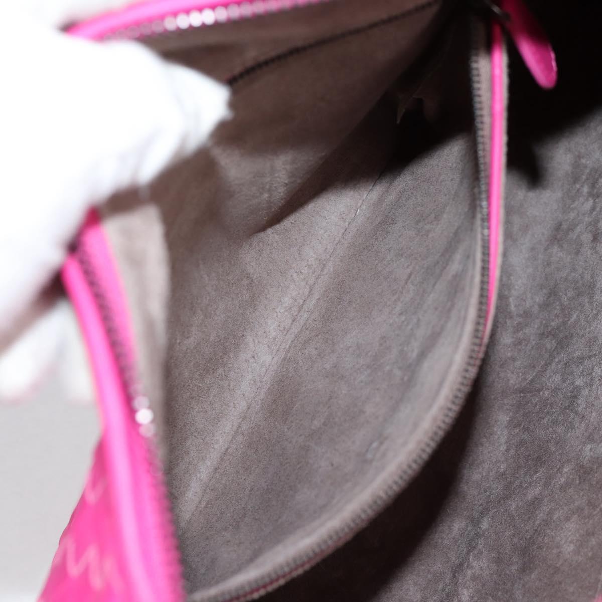BOTTEGA VENETA INTRECCIATO Hobo Shoulder Bag Leather Pink Auth yk19295V