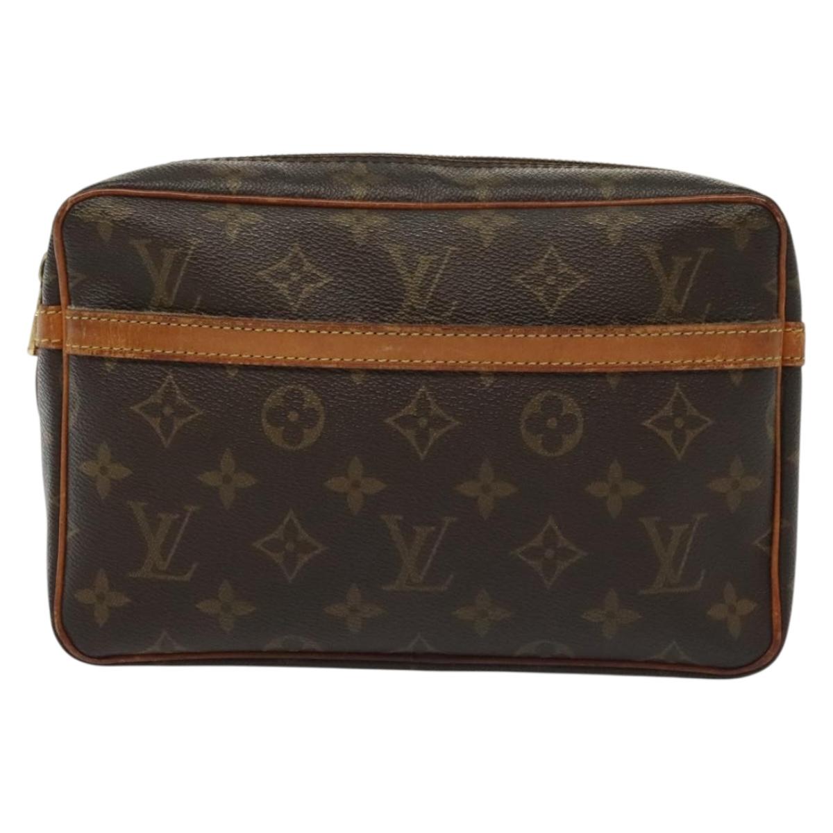 LOUIS VUITTON Monogram Compiegne 23 Clutch Bag M51847 LV Auth yk19297