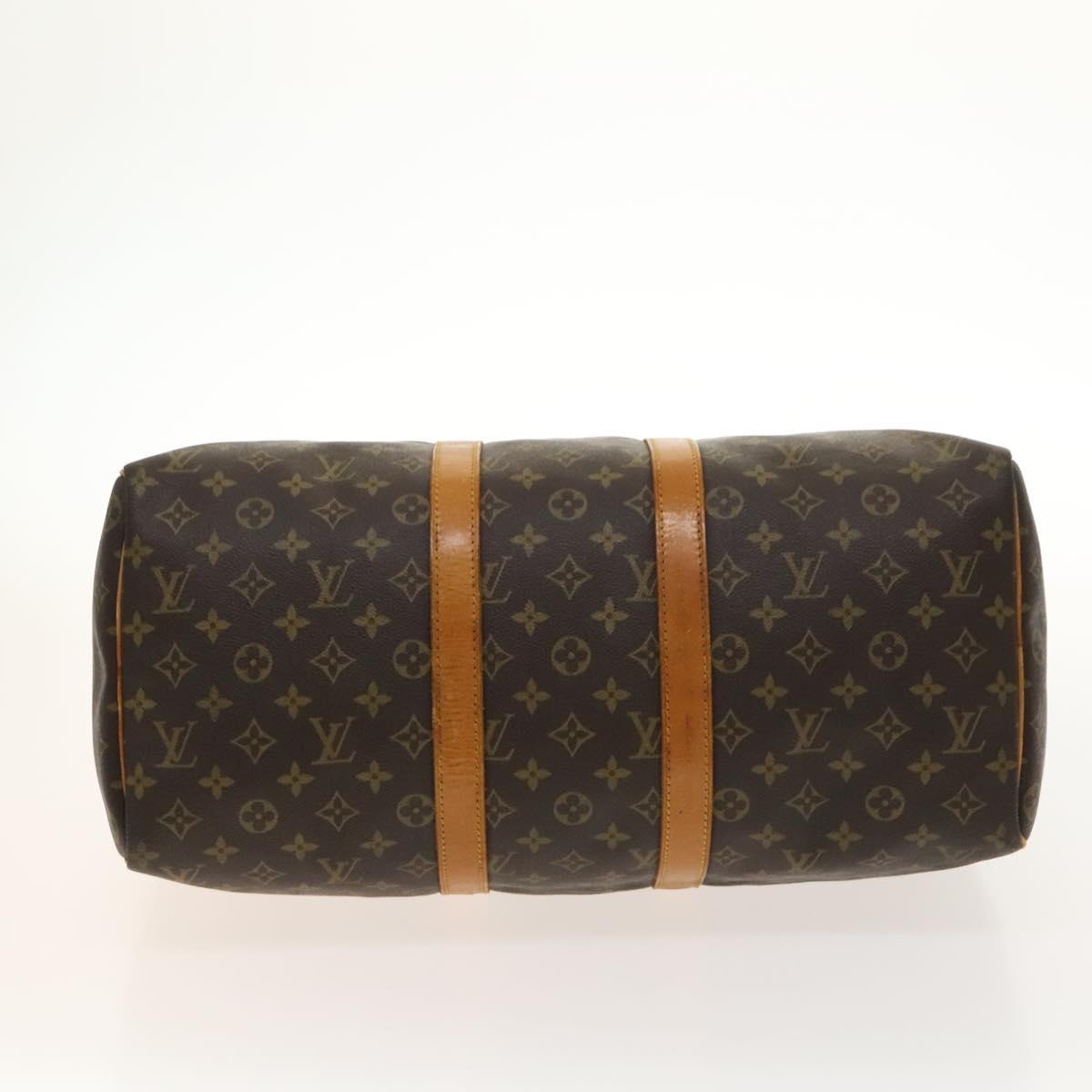 LOUIS VUITTON Monogram Keepall 45 Boston Bag M41428 LV Auth yk19301