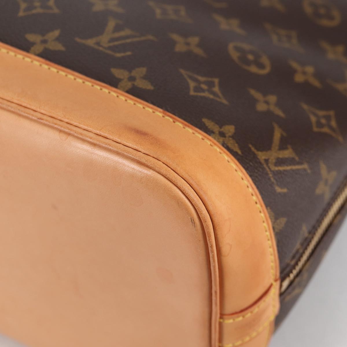 LOUIS VUITTON Monogram Alma Hand Bag M51130 LV Auth yk19330A