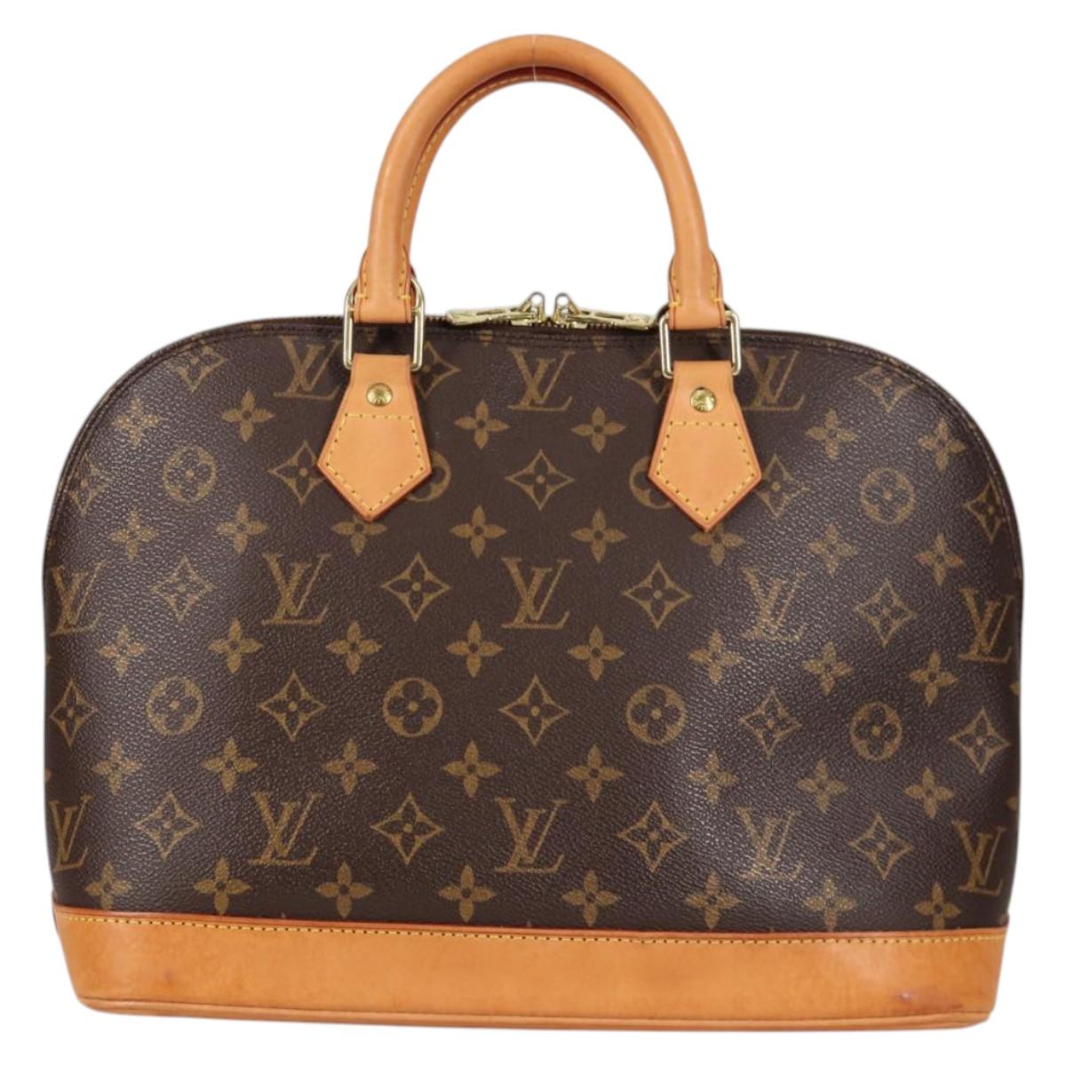 LOUIS VUITTON Monogram Alma Hand Bag M51130 LV Auth yk19330A