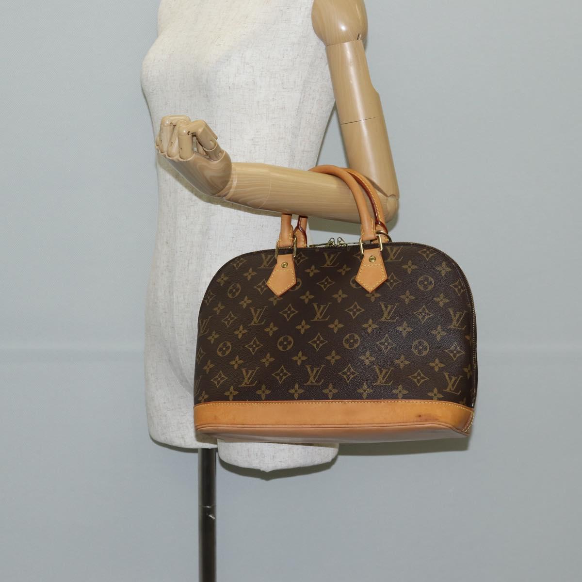 LOUIS VUITTON Monogram Alma Hand Bag M51130 LV Auth yk19330A