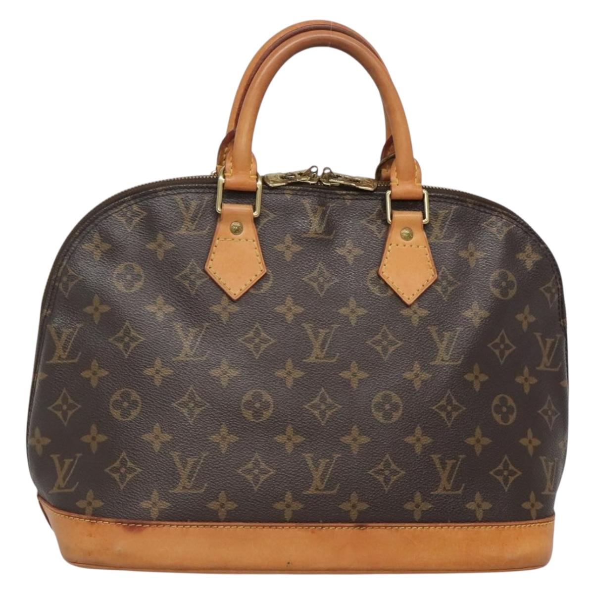 LOUIS VUITTON Monogram Alma Hand Bag M51130 LV Auth yk19333