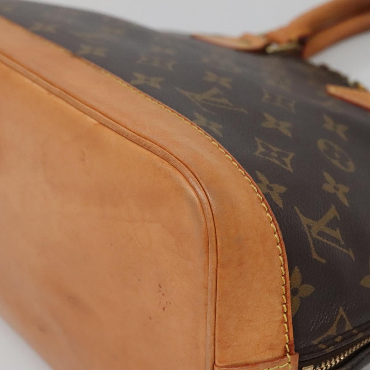 LOUIS VUITTON Monogram Alma Hand Bag M51130 LV Auth yk19333