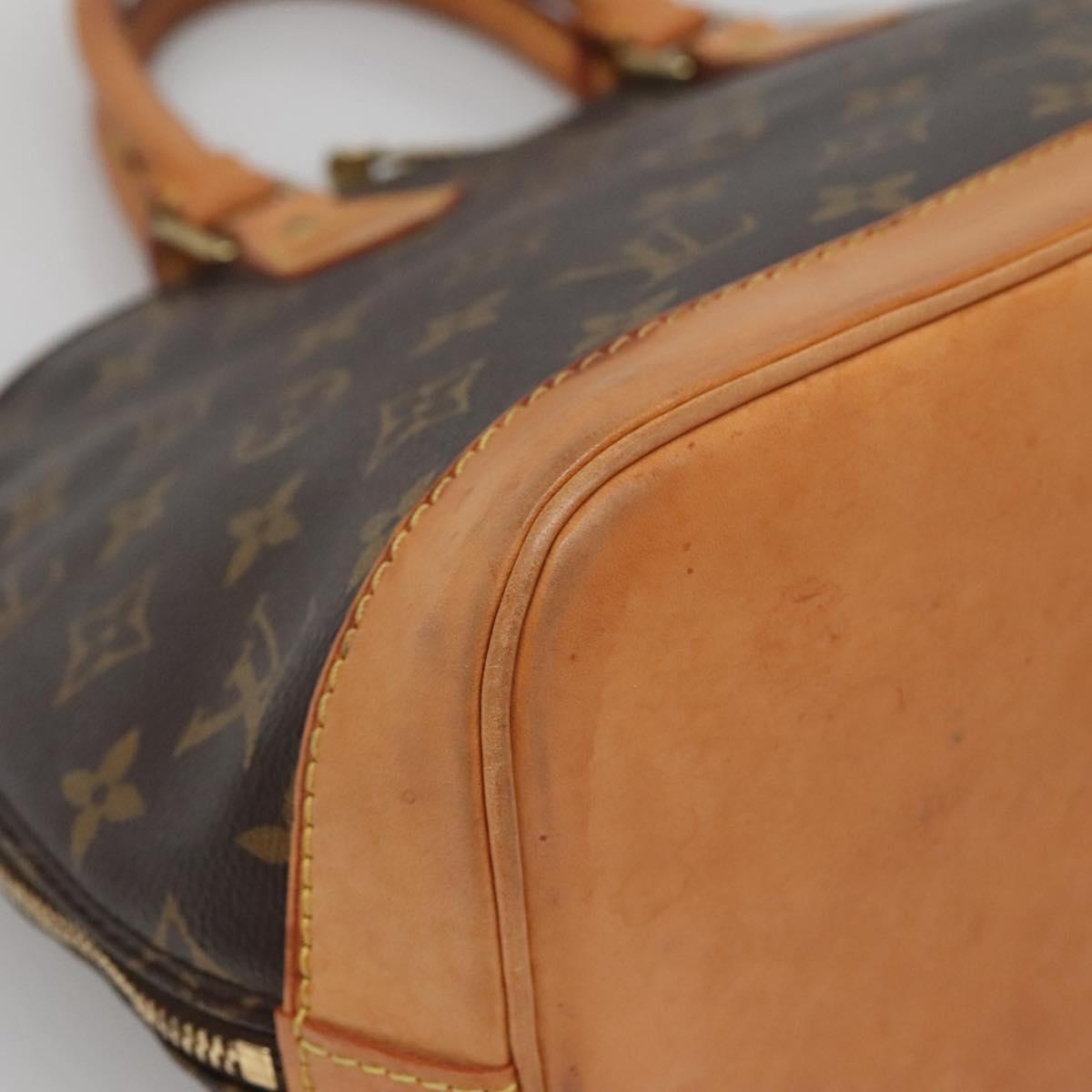 LOUIS VUITTON Monogram Alma Hand Bag M51130 LV Auth yk19333