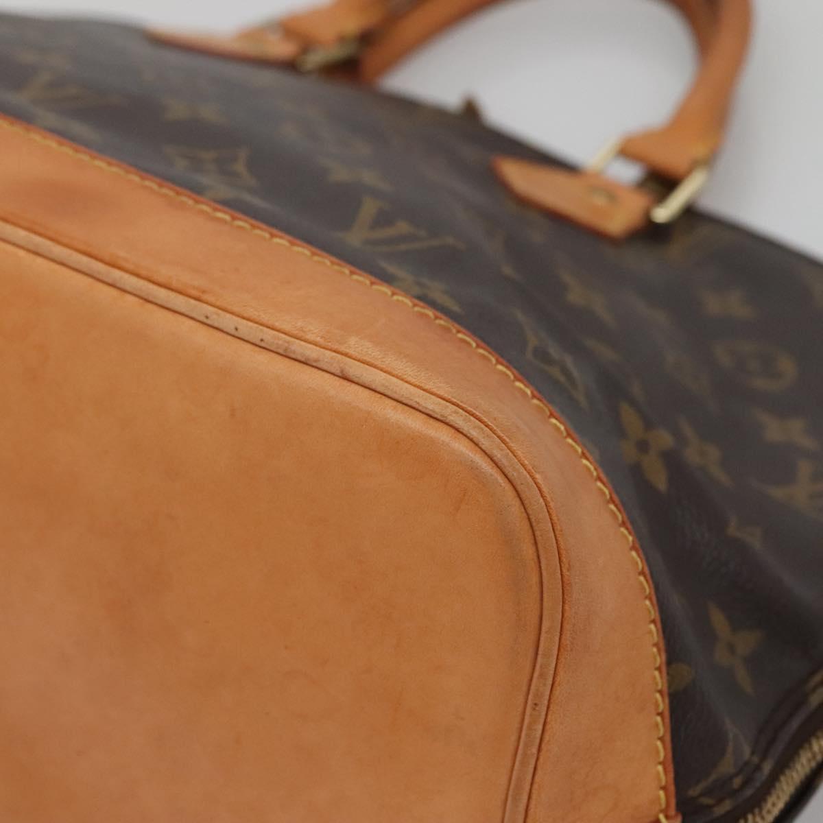 LOUIS VUITTON Monogram Alma Hand Bag M51130 LV Auth yk19333