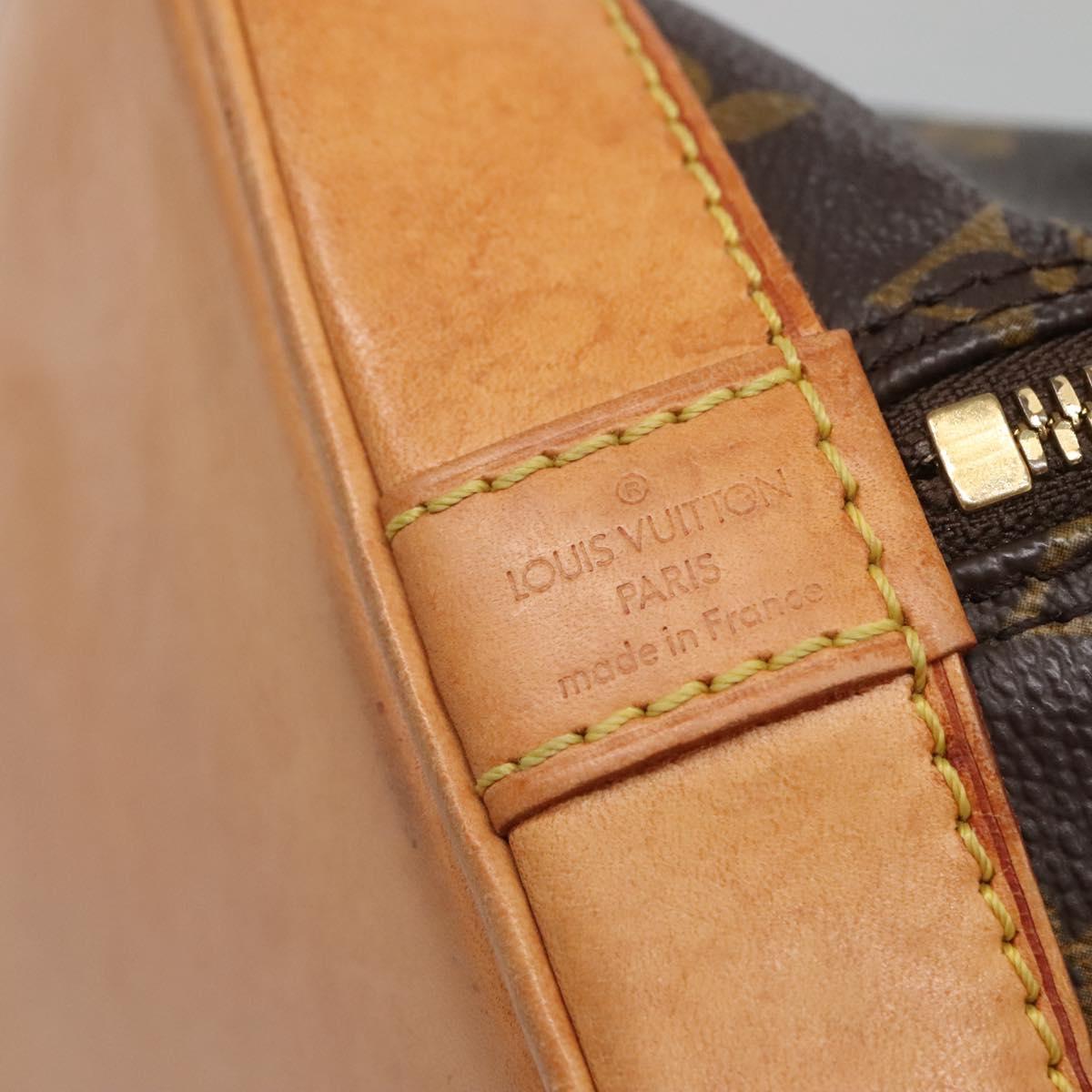 LOUIS VUITTON Monogram Alma Hand Bag M51130 LV Auth yk19333
