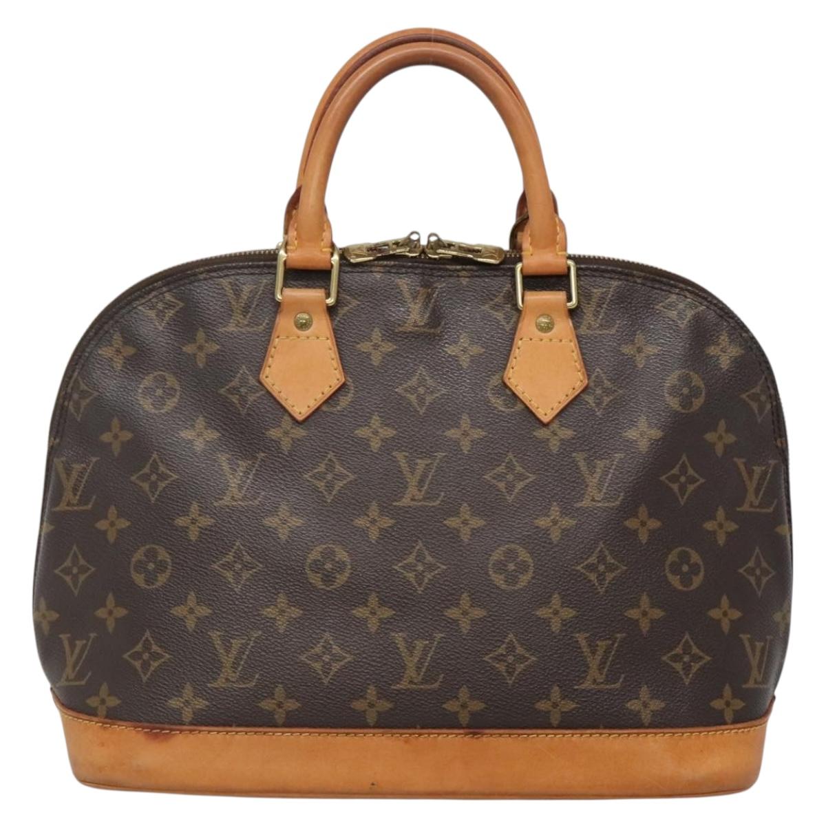 LOUIS VUITTON Monogram Alma Hand Bag M51130 LV Auth yk19333