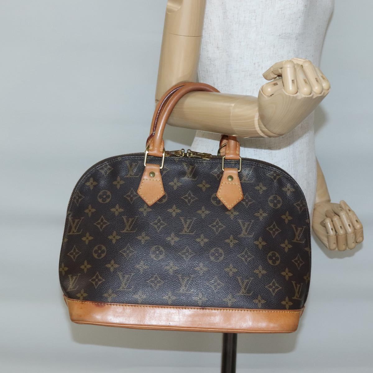 LOUIS VUITTON Monogram Alma Hand Bag M51130 LV Auth yk19333