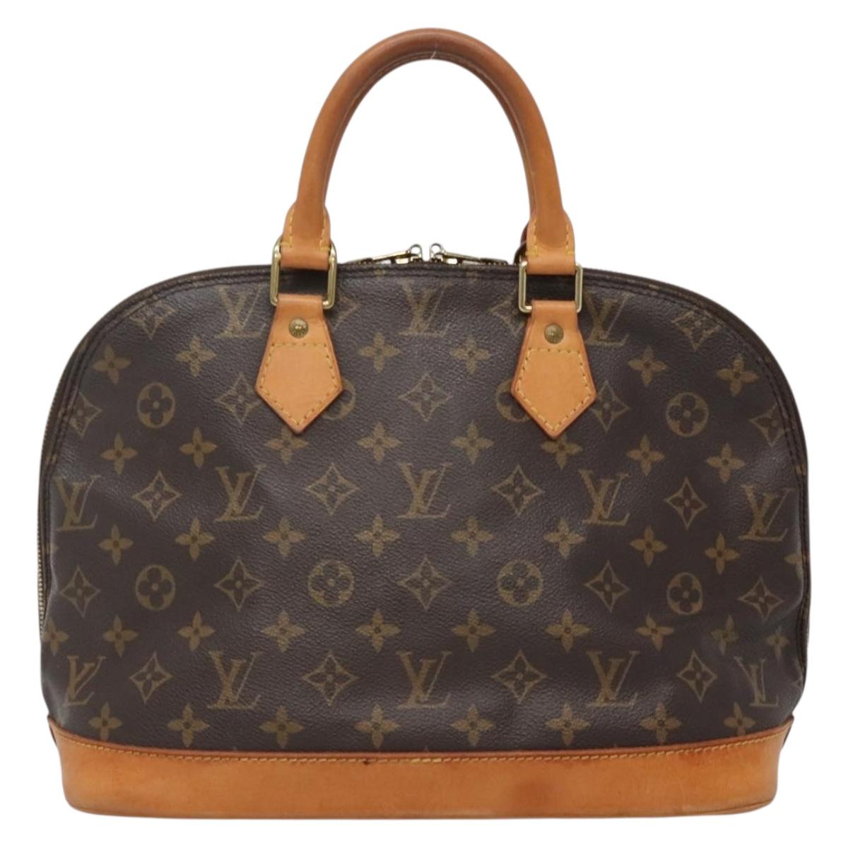 LOUIS VUITTON Monogram Alma Hand Bag M51130 LV Auth yk19333