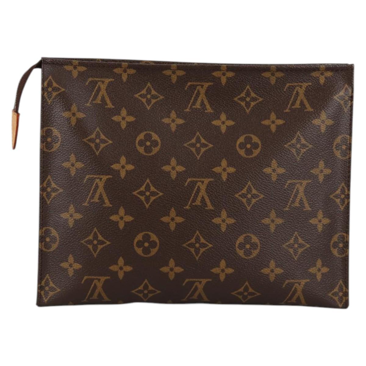 LOUIS VUITTON Monogram Poche Toilette 26 Pouch M47542 LV Auth yk19336V