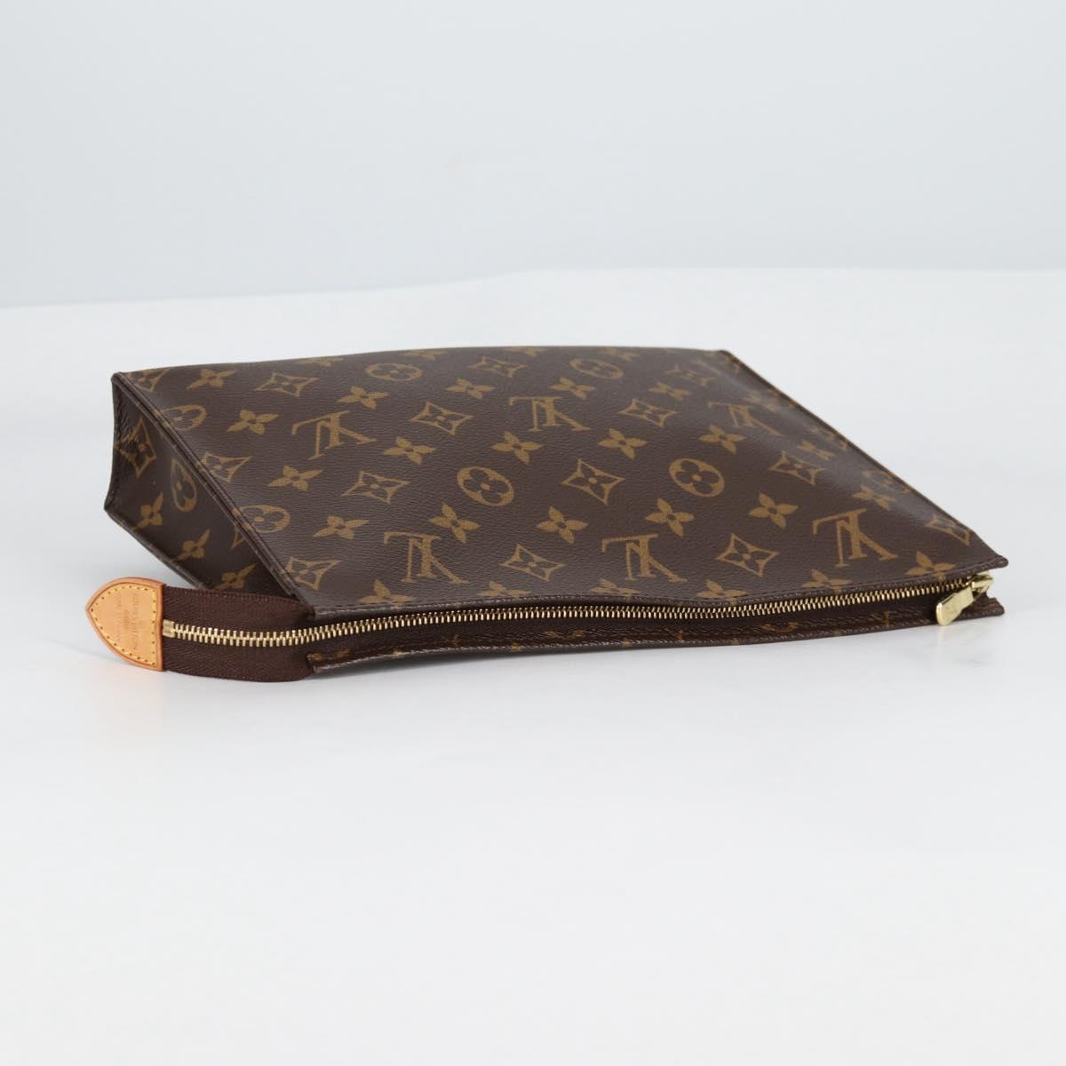 LOUIS VUITTON Monogram Poche Toilette 26 Pouch M47542 LV Auth yk19336V