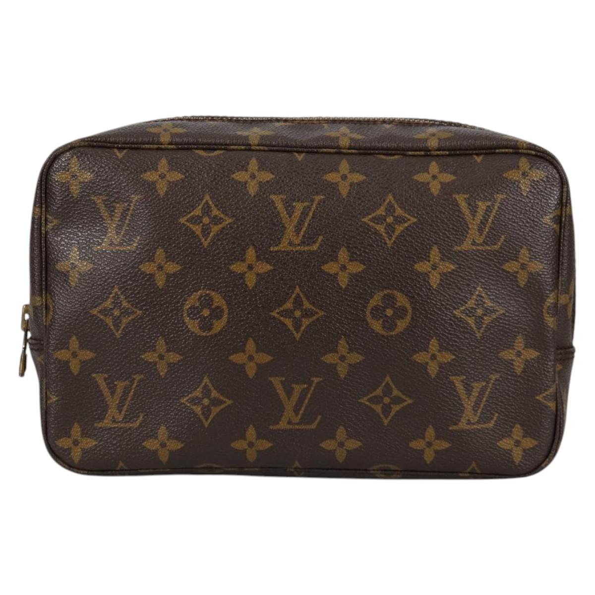 LOUIS VUITTON Monogram Trousse Toilette 23 Clutch Bag M47524 LV Auth yk19347V