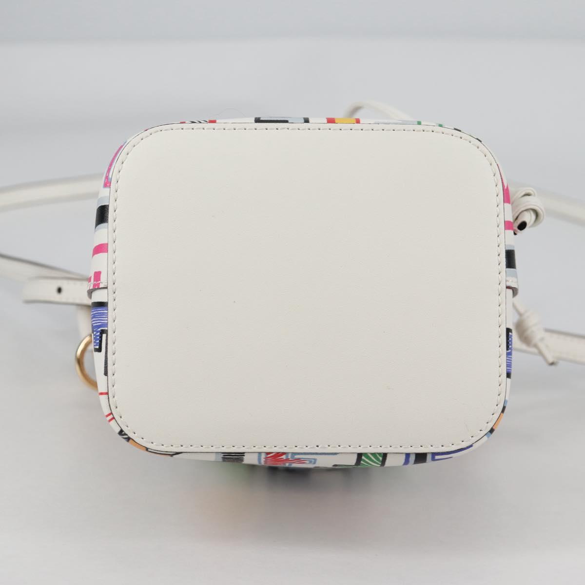 FENDI Zucca Canvas Mini Montrezor Hand Bag 2way Multicolor Gold Auth yk19350M