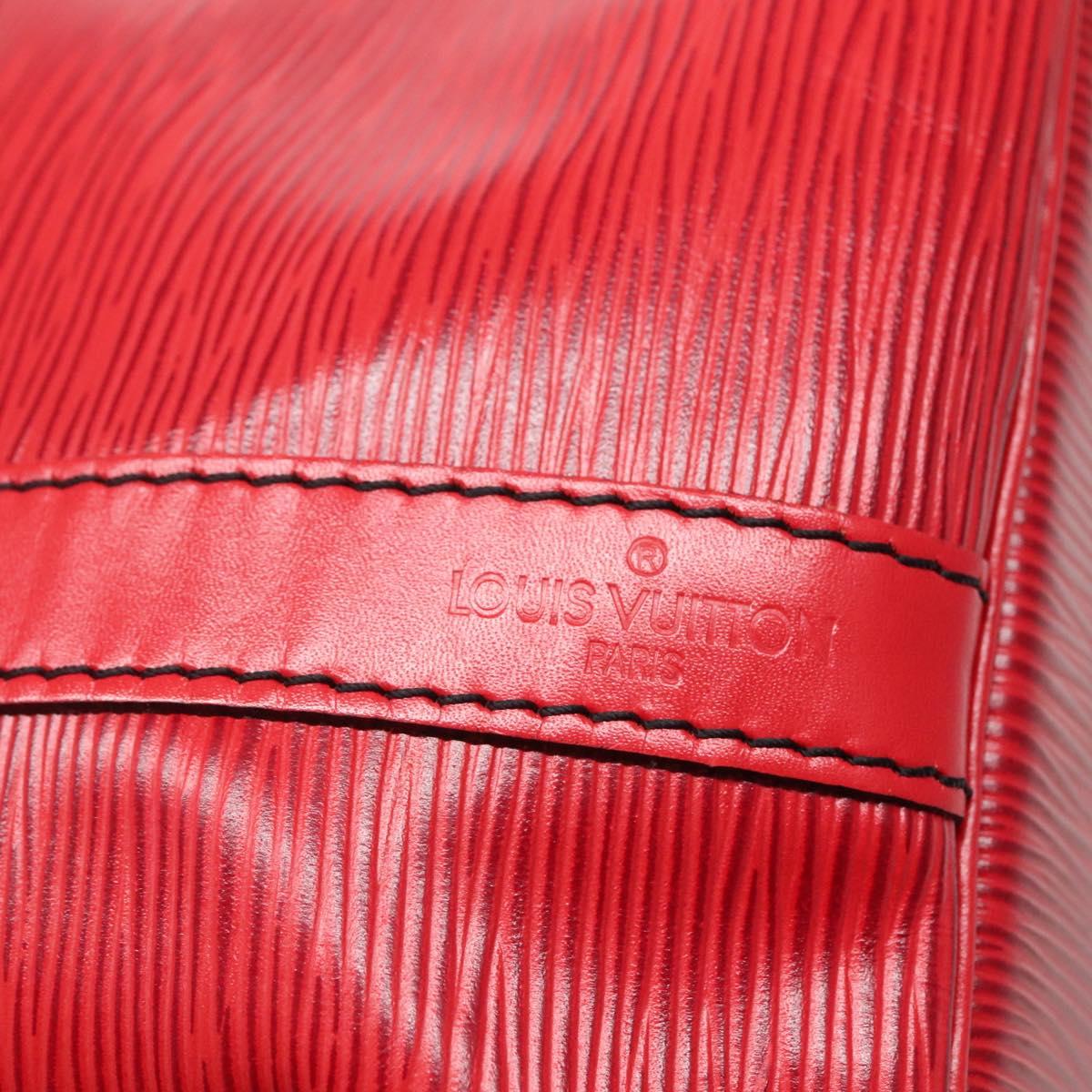 LOUIS VUITTON Epi Petit Noe Shoulder Bag Red M44107 LV Auth yk19377